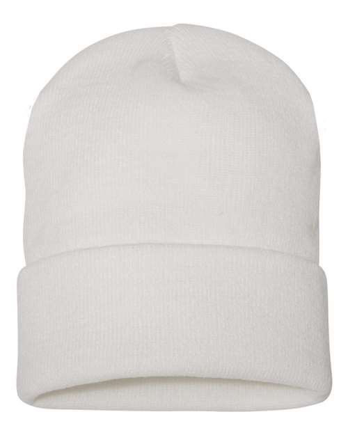 YP Classics Cuffed Beanie – 12" Acrylic Winter Hat