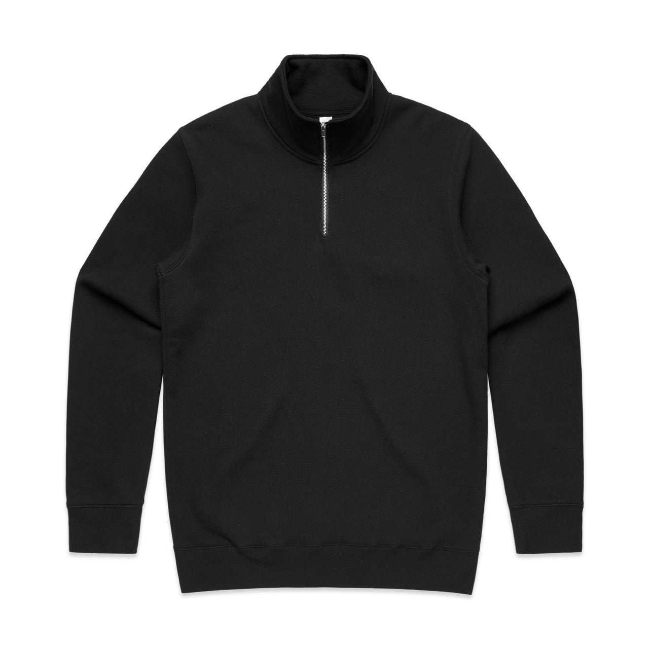 AS Colour Men's Stencil Half-Zip Crewneck Sweatshirt - Durable Anti-Pill Fleece
