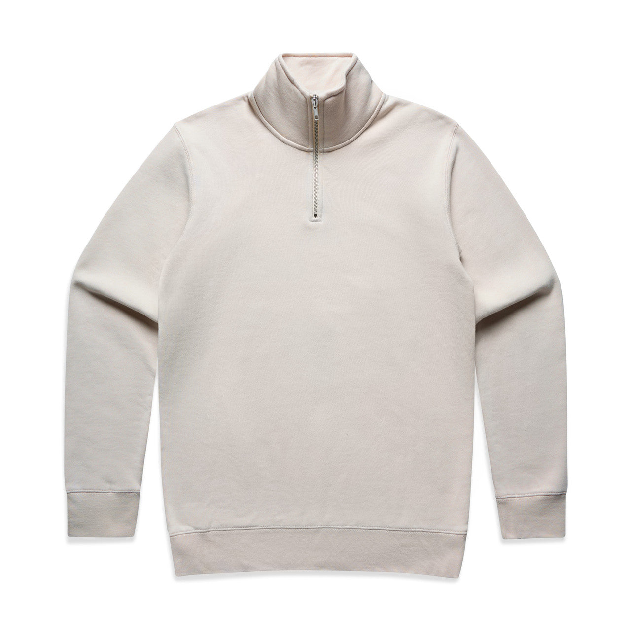 AS Colour Men's Stencil Half-Zip Crewneck Sweatshirt - Durable Anti-Pill Fleece