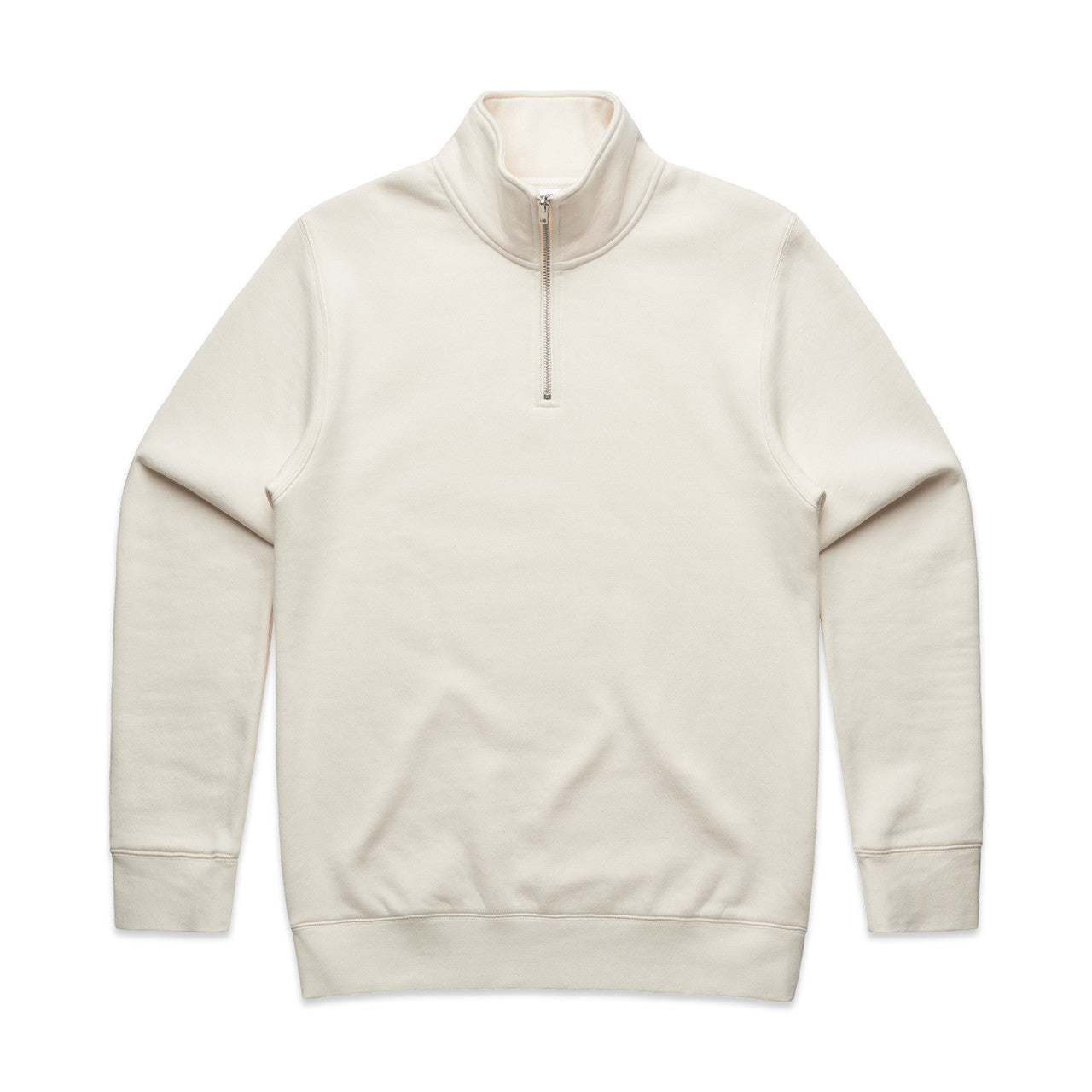 AS Colour Men's Stencil Half-Zip Crewneck Sweatshirt - Durable Anti-Pill Fleece