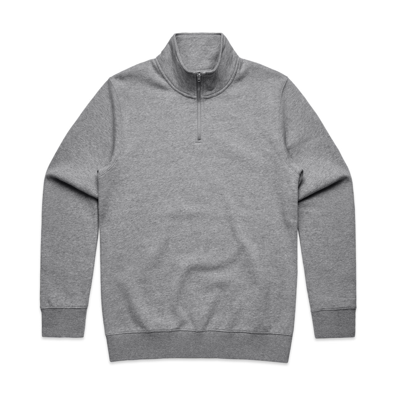 AS Colour Men's Stencil Half-Zip Crewneck Sweatshirt - Durable Anti-Pill Fleece