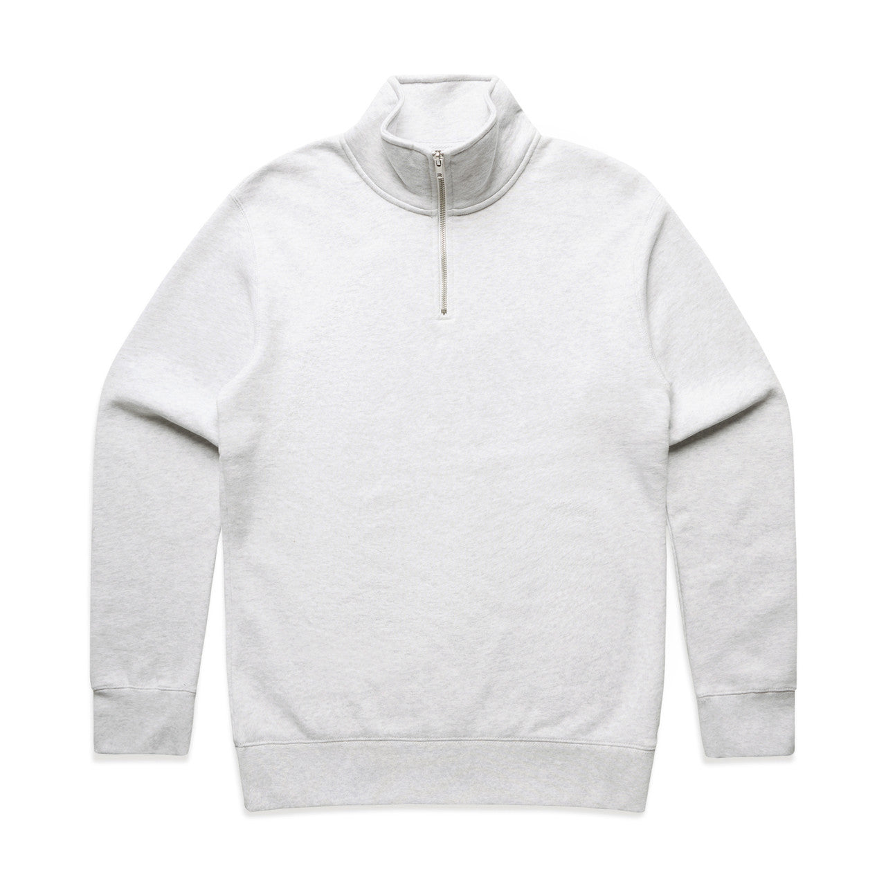 AS Colour Men's Stencil Half-Zip Crewneck Sweatshirt - Durable Anti-Pill Fleece