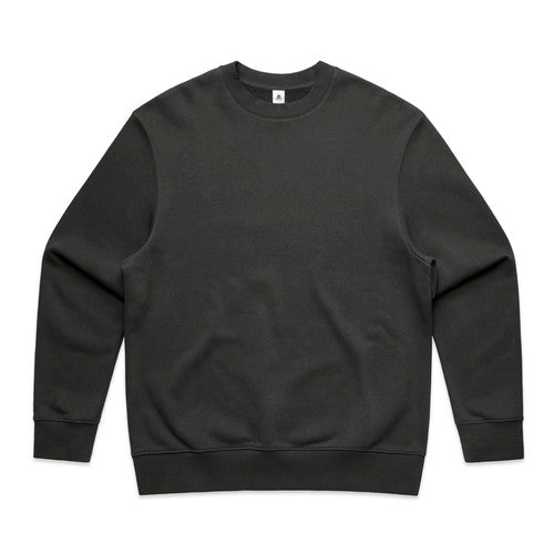 Men's Heavyweight Oversized Crewneck Sweatshirt with Dropped Shoulders AS Colour