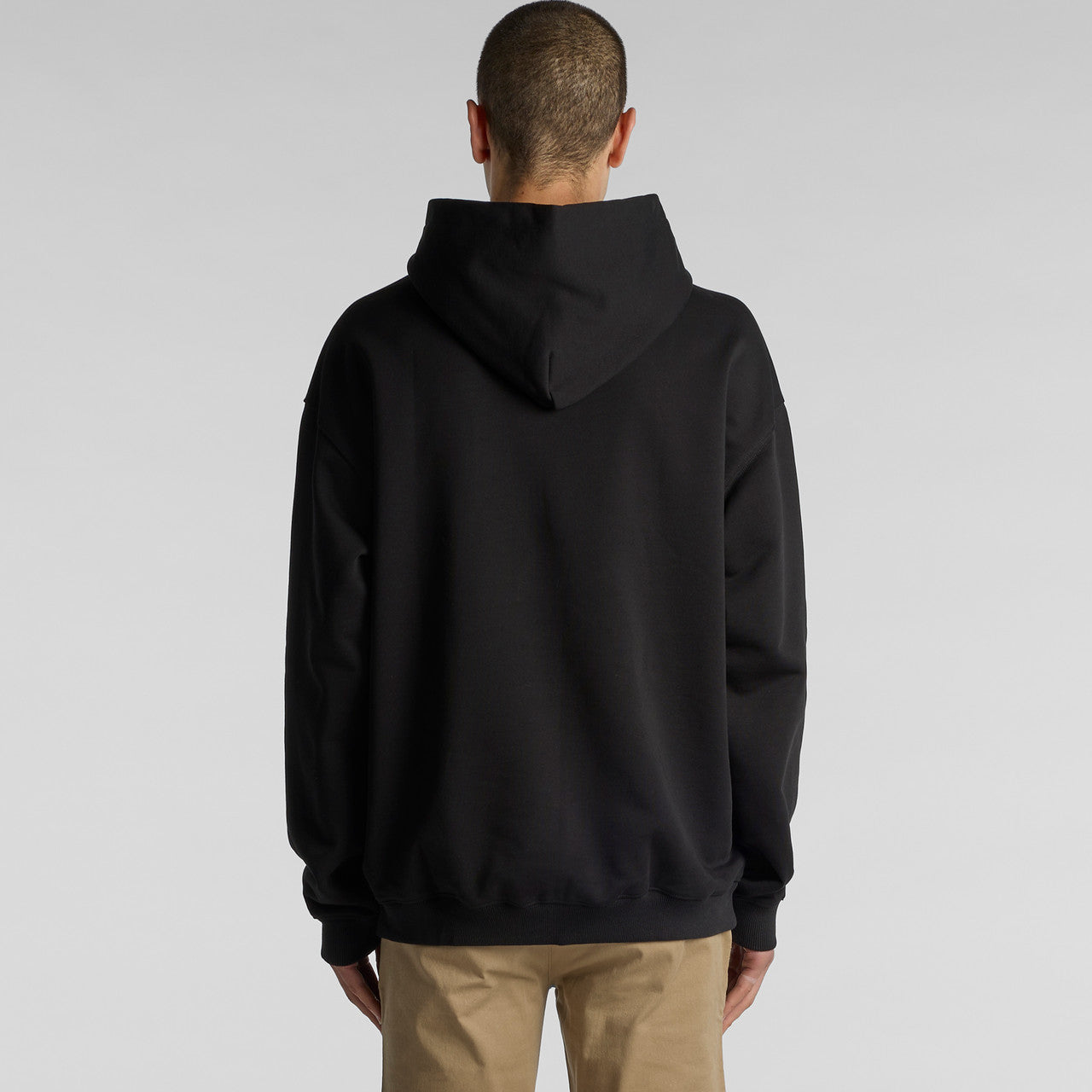 Premium Heavyweight Cotton French Terry Hoodie with Relaxed Dropped Shoulder Fit