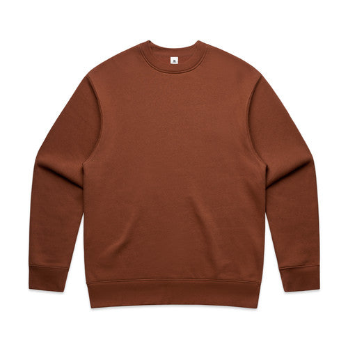 Men's Relaxed Fit Mid-Weight Fleece Crewneck Sweatshirt - Durable Comfort