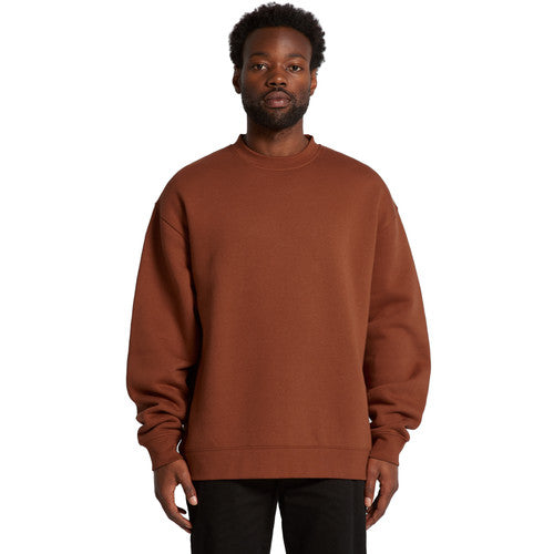 Men's Relaxed Fit Mid-Weight Fleece Crewneck Sweatshirt - Durable Comfort