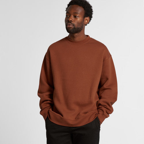 Men's Relaxed Fit Mid-Weight Fleece Crewneck Sweatshirt - Durable Comfort