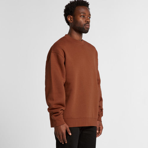 Men's Relaxed Fit Mid-Weight Fleece Crewneck Sweatshirt - Durable Comfort