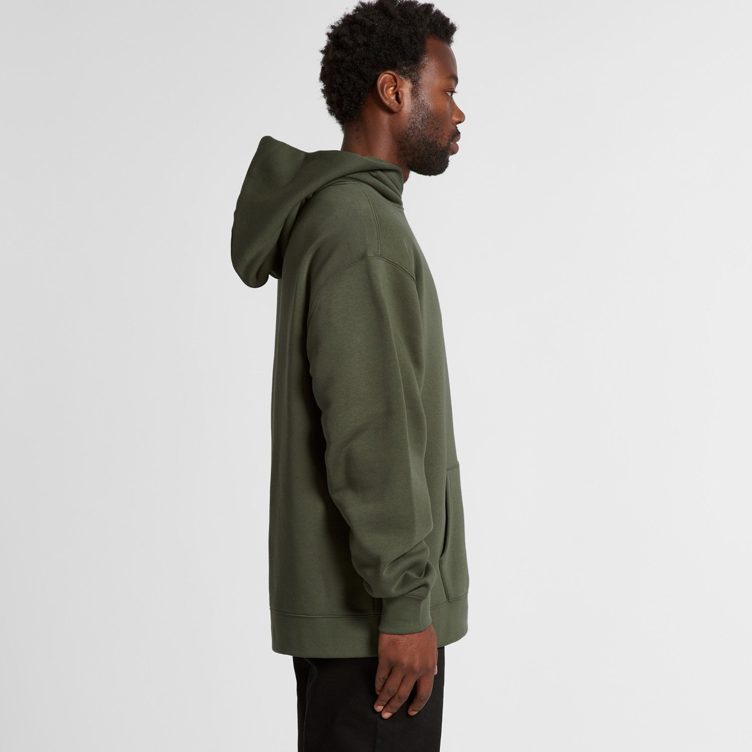Men's Relaxed Fit Midweight Pullover Fleece Hoodie with Kangaroo Pocket
