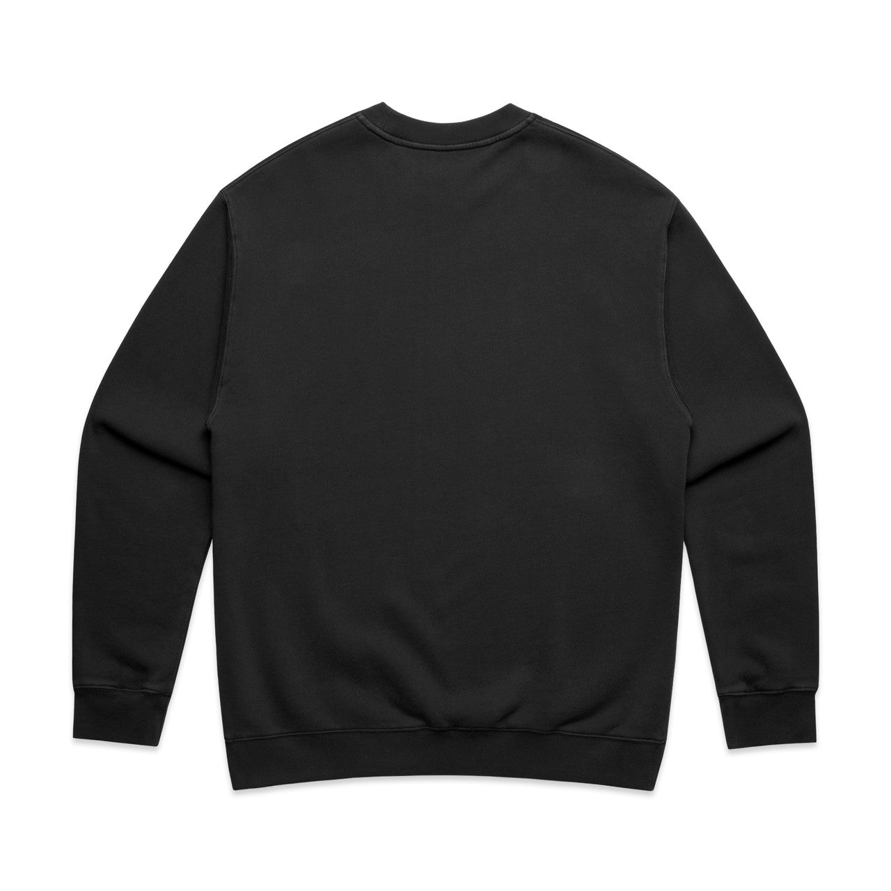 Men's Relaxed Fit Faded Crewneck Sweatshirt Soft Cotton Blend Recycled Poly