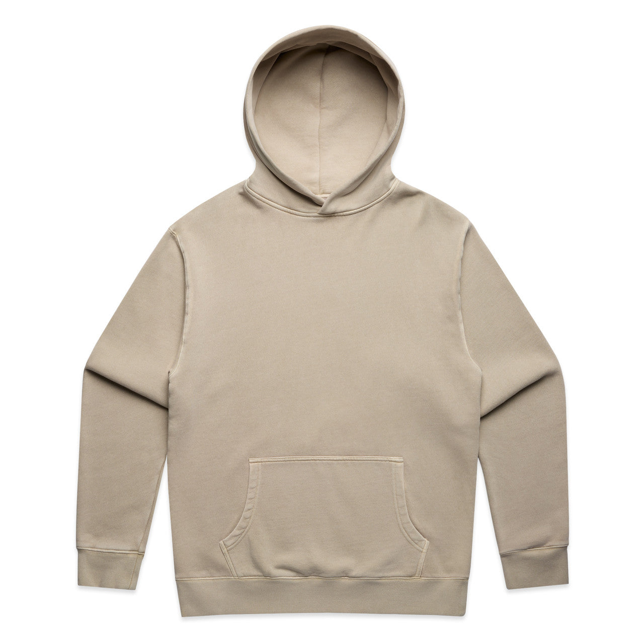 Men's Relaxed Faded Hood: Midweight Cotton Blend Pullover Sweatshirt 5166
