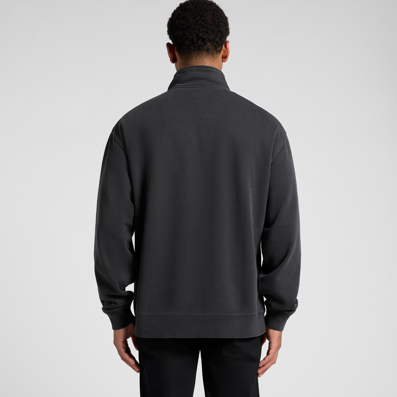 AS Colour Relaxed Fit Faded Half-Zip Sweatshirt for Men - Mid-Weight Comfort