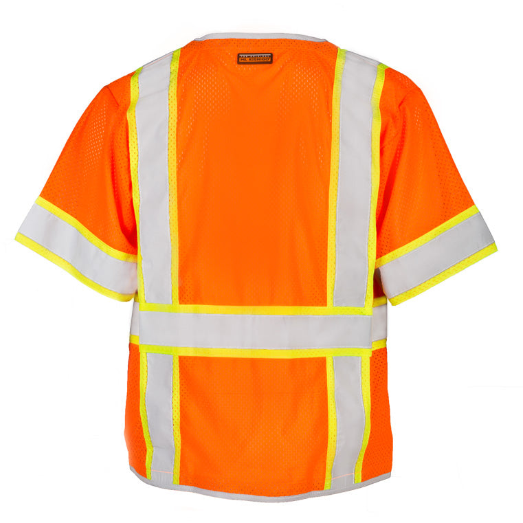 Kishigo Unisex Premium Brilliant Series Heavy‑Duty Class 3 Reflective Vest
