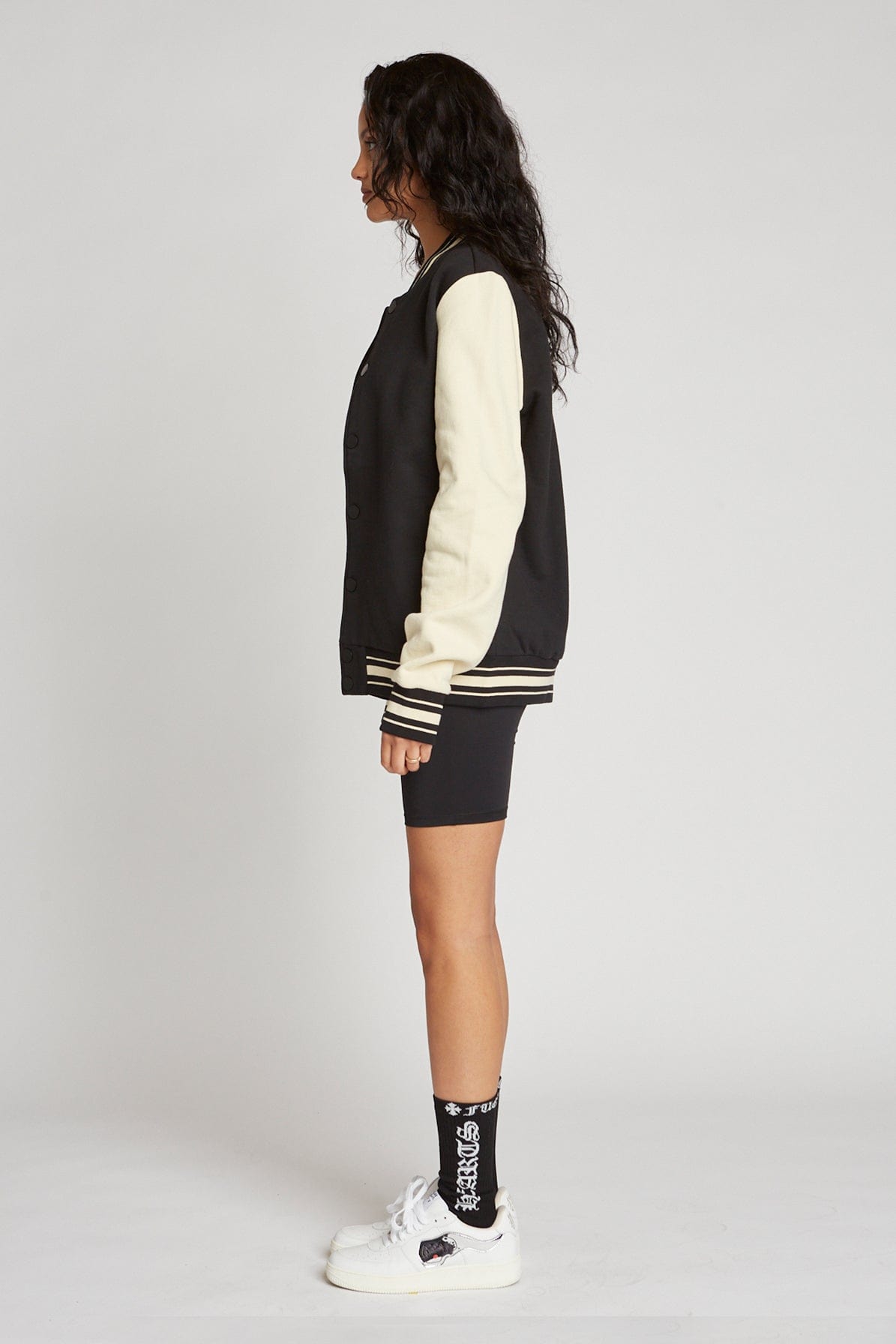 Vintage Cotton Letterman Jacket 16oz Almond Oil Sleeves Classic