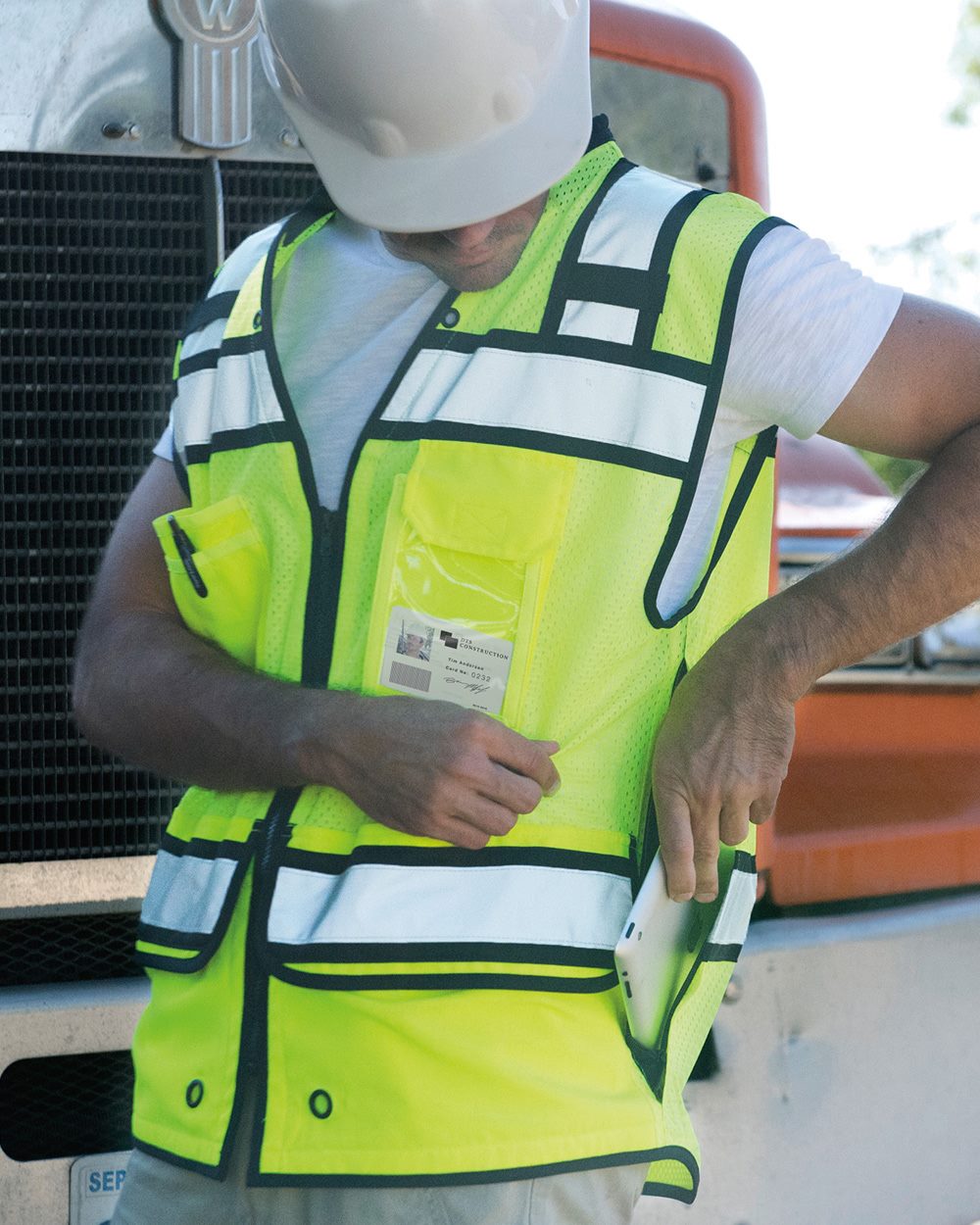 Kishigo Unisex High-Performance Surveyors Vest with Reflective Mesh