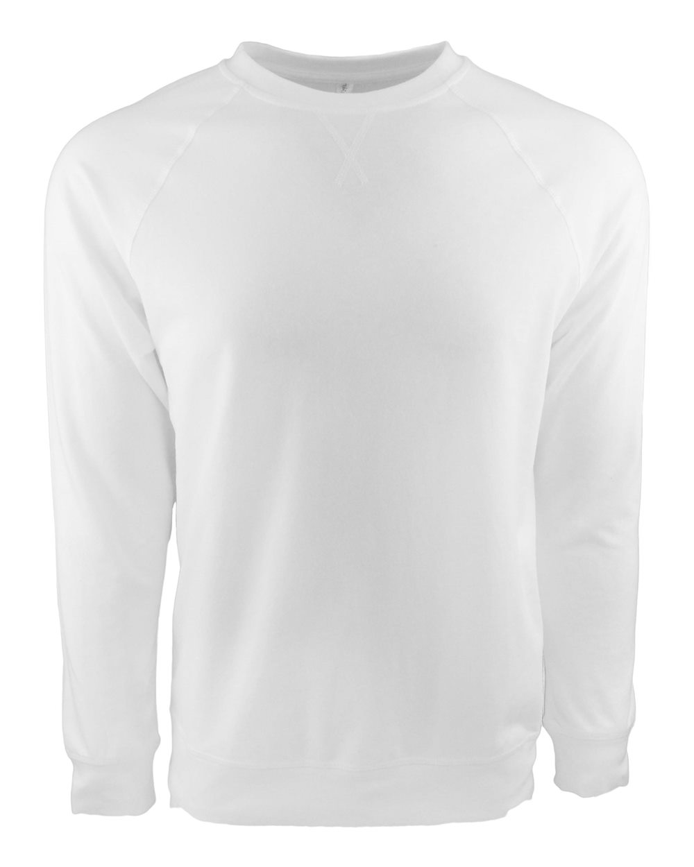 Next Level Unisex Laguna Soft Fleece Raglan Crewneck Sweatshirt for Comfort