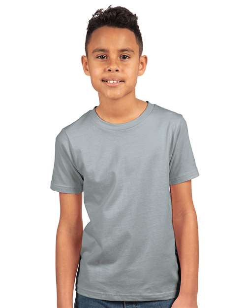 Premium Soft Youth 100% Combed Cotton Jersey T-Shirt Next Level 3310