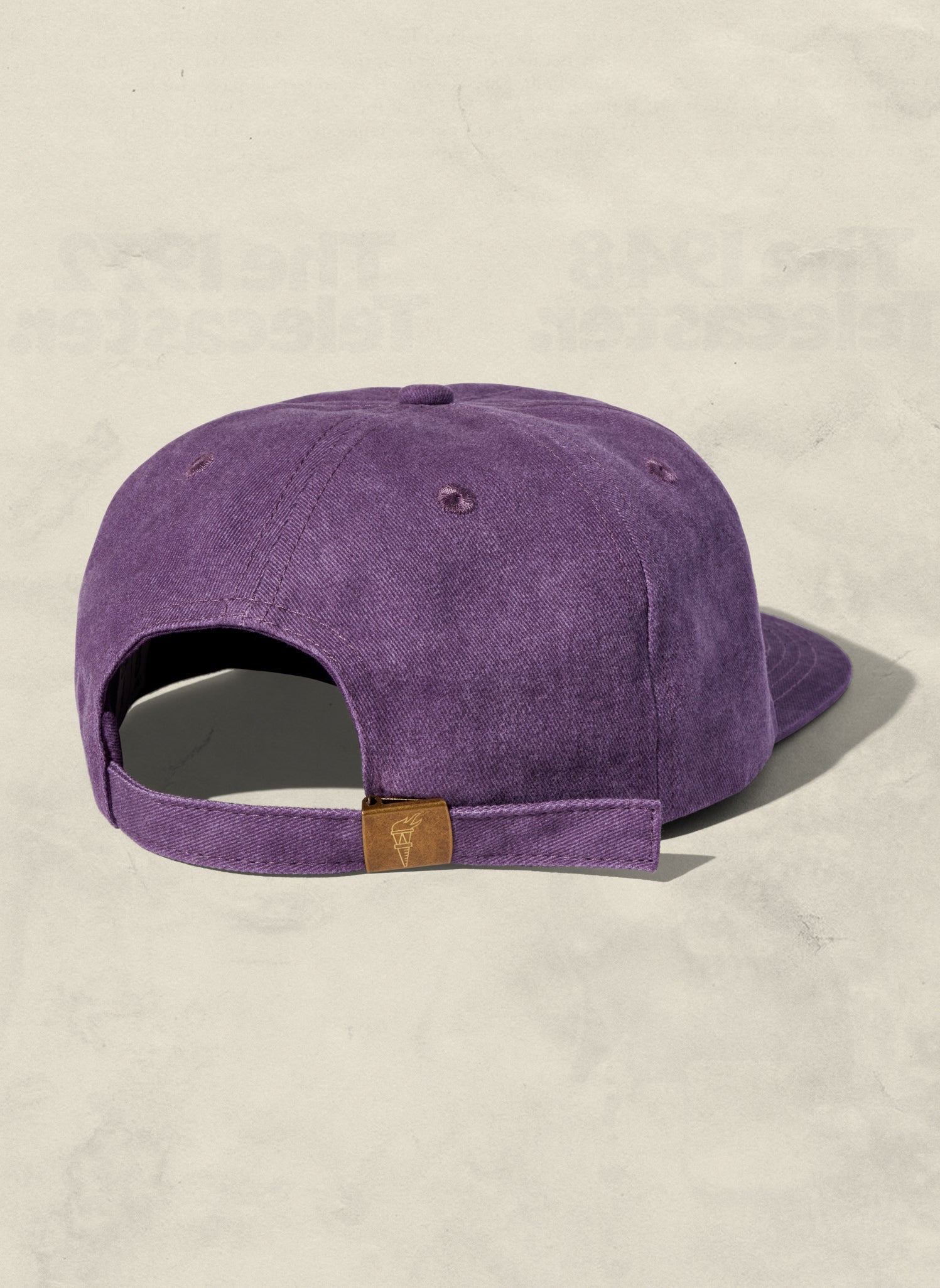 Washed Cotton Twill 5-Panel Unstructured Field Trip Hat Adjustable Strap
