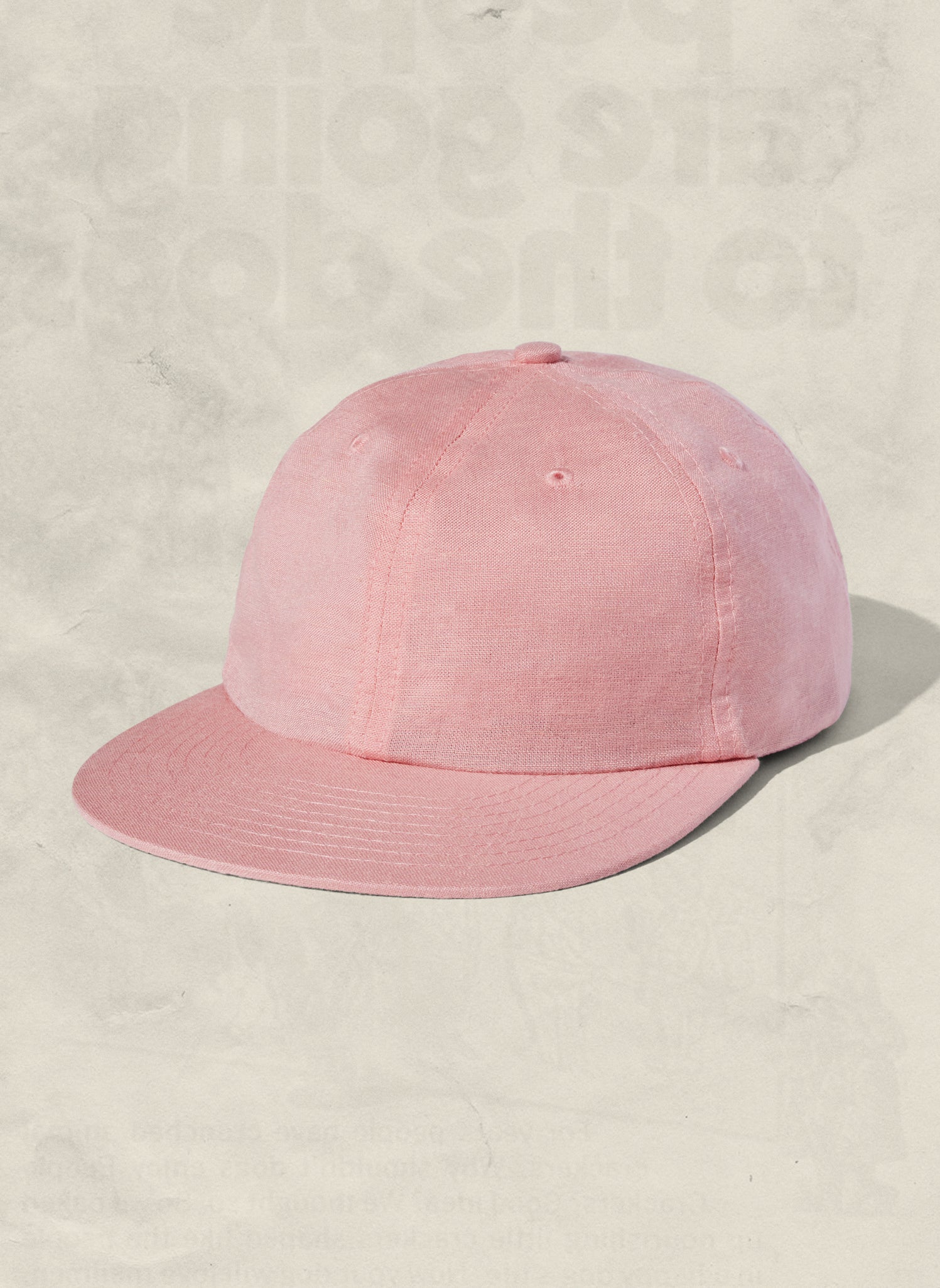 Unstructured Hemp-Cotton Field Trip Hat with Brass Strap Vintage Workwear