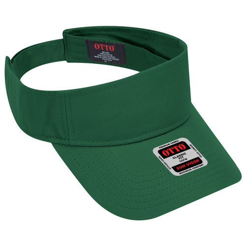 OTTO Cap 60-662 Cotton Sun Visor with Adjustable Hook-and-Loop Closure