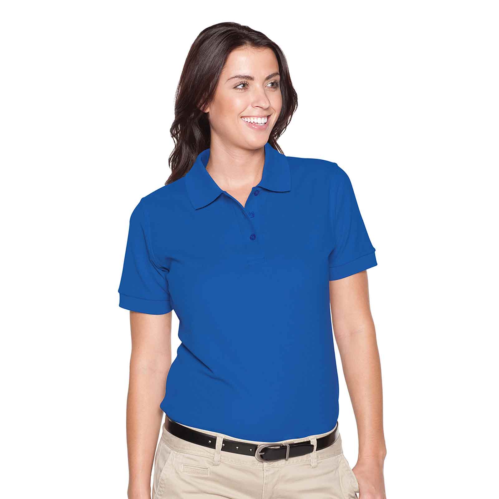 Ladies' Premium Moisture-Wicking Sport Polo Shirt with UPF Protection