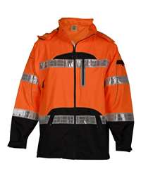 Kishigo WB102 Unisex Premium Black Series Windbreaker – Reflective Protective Outerwear