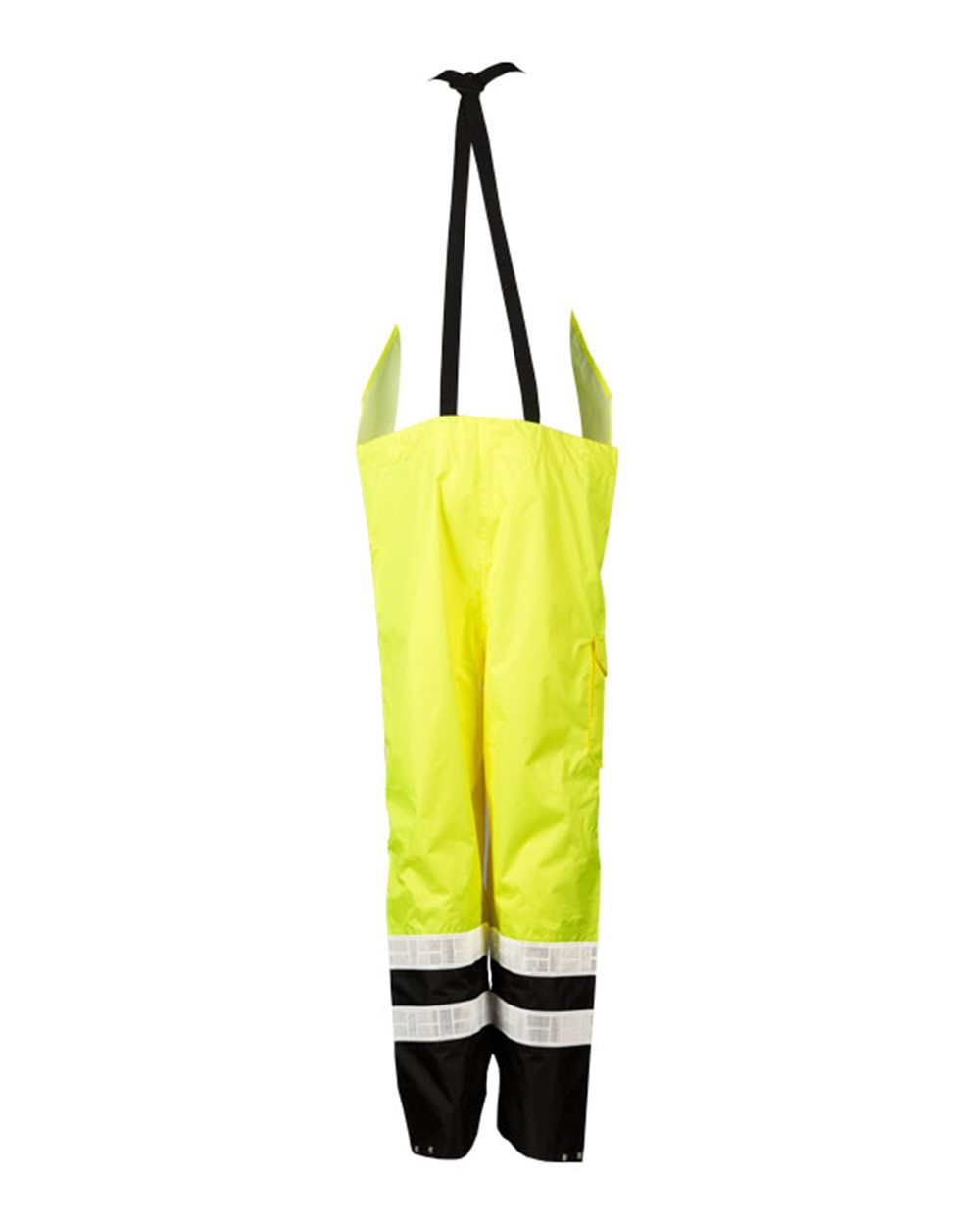 Kishigo Premium Black Series Unisex Waterproof Rainwear Bib – Lime