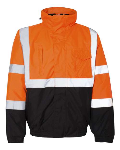 Kishigo Unisex Economy Bomber Jacket with Reflective Trim