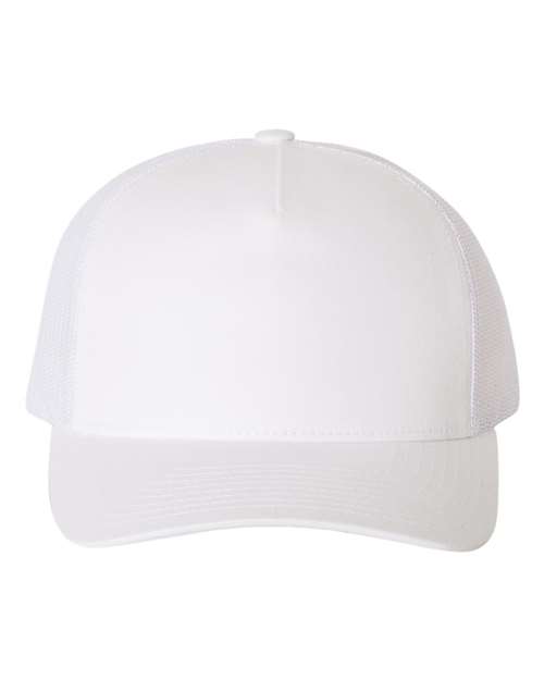 YP Classics Five-Panel Retro Trucker Cap – Structured Polyester Cotton Snapback