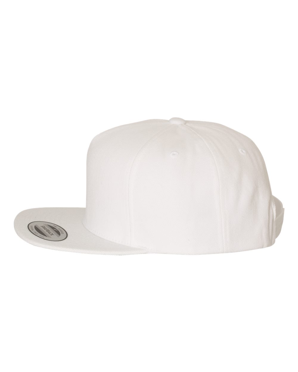 YP Classics Premium Five-Panel Structured Snapback Cap with Flat Bill