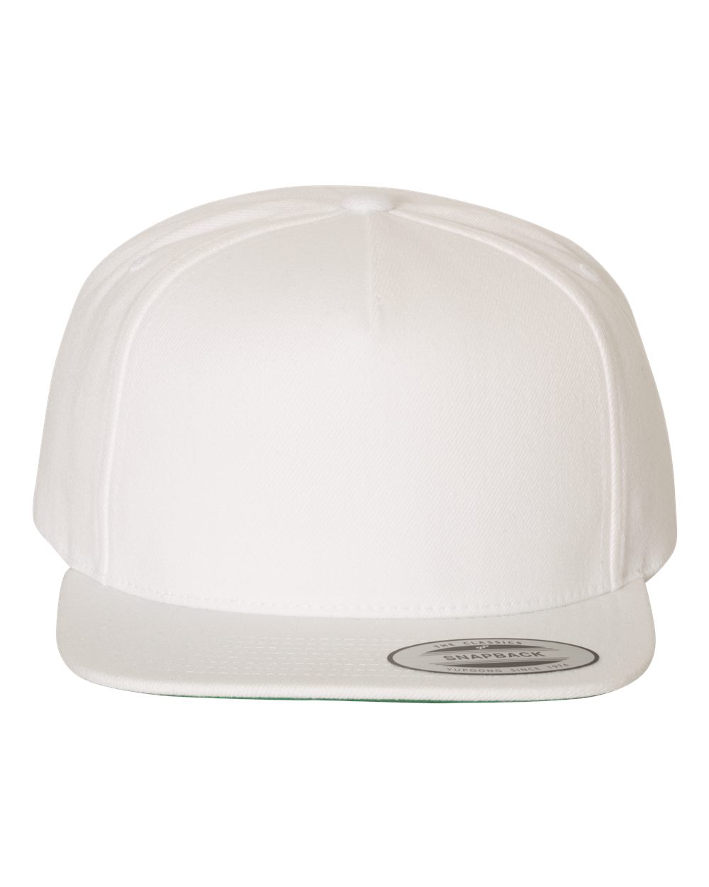 YP Classics Premium Five-Panel Structured Snapback Cap with Flat Bill