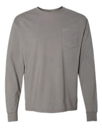 Comfort Colors Unisex Garment-Dyed Heavyweight Long Sleeve Pocket T-Shirt