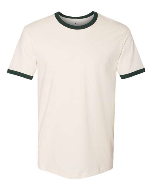 Premium Next Level Unisex Cotton Ringer T-Shirt with Contrast Trim