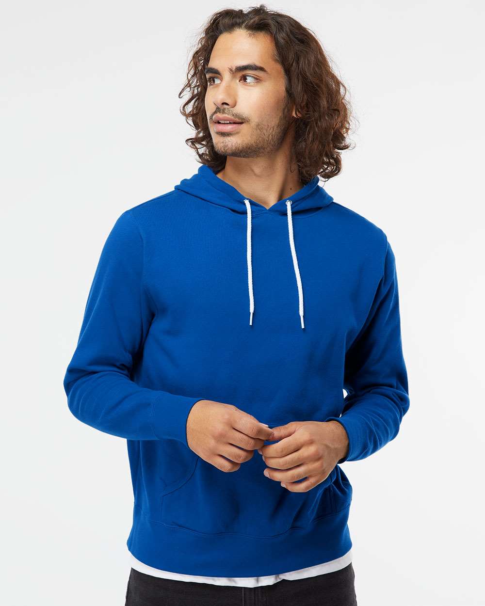 Independent Trading Co. Unisex Lightweight Slim Fit Hooded Sweatshirt