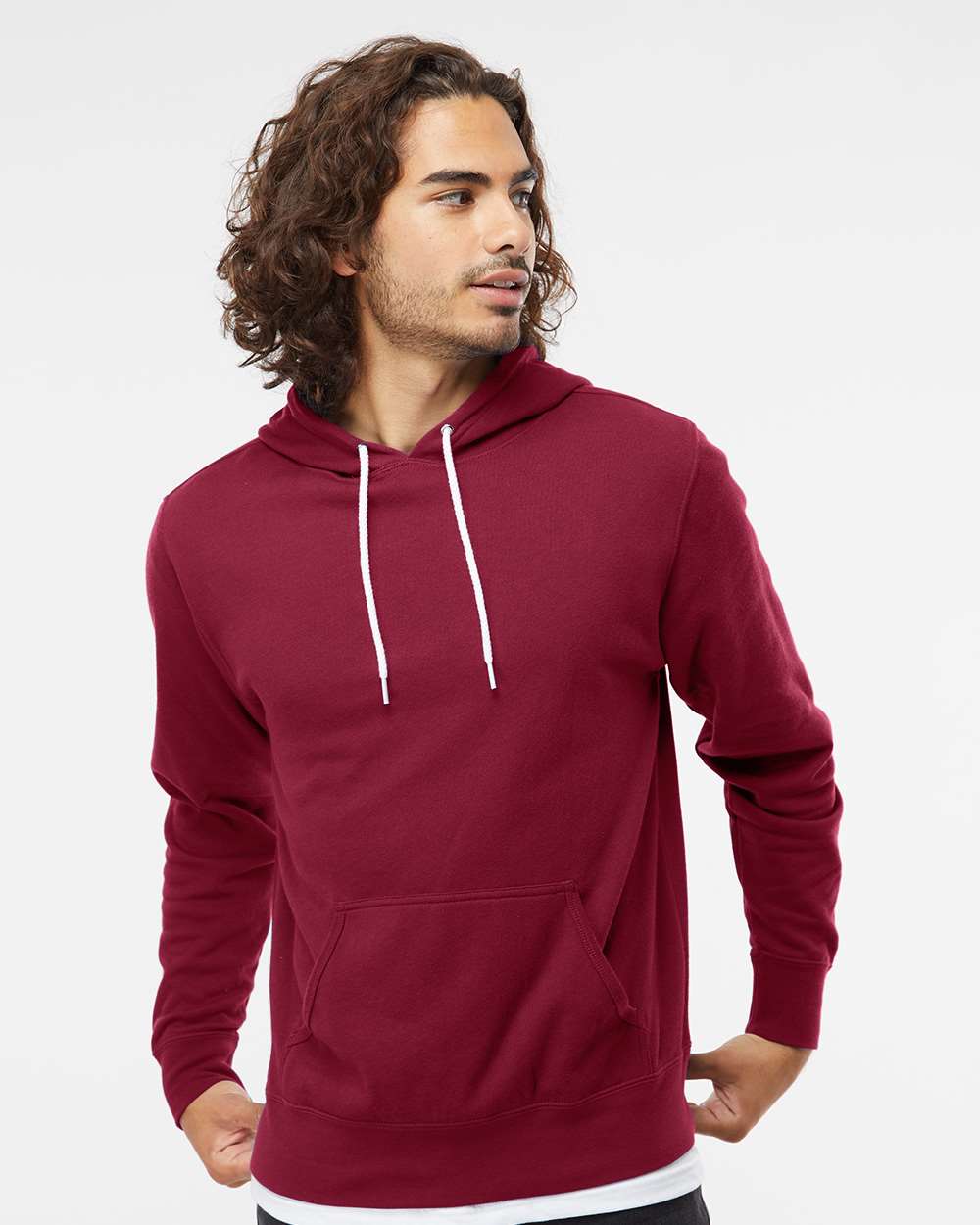 Independent Trading Co. Unisex Lightweight Slim Fit Hooded Sweatshirt