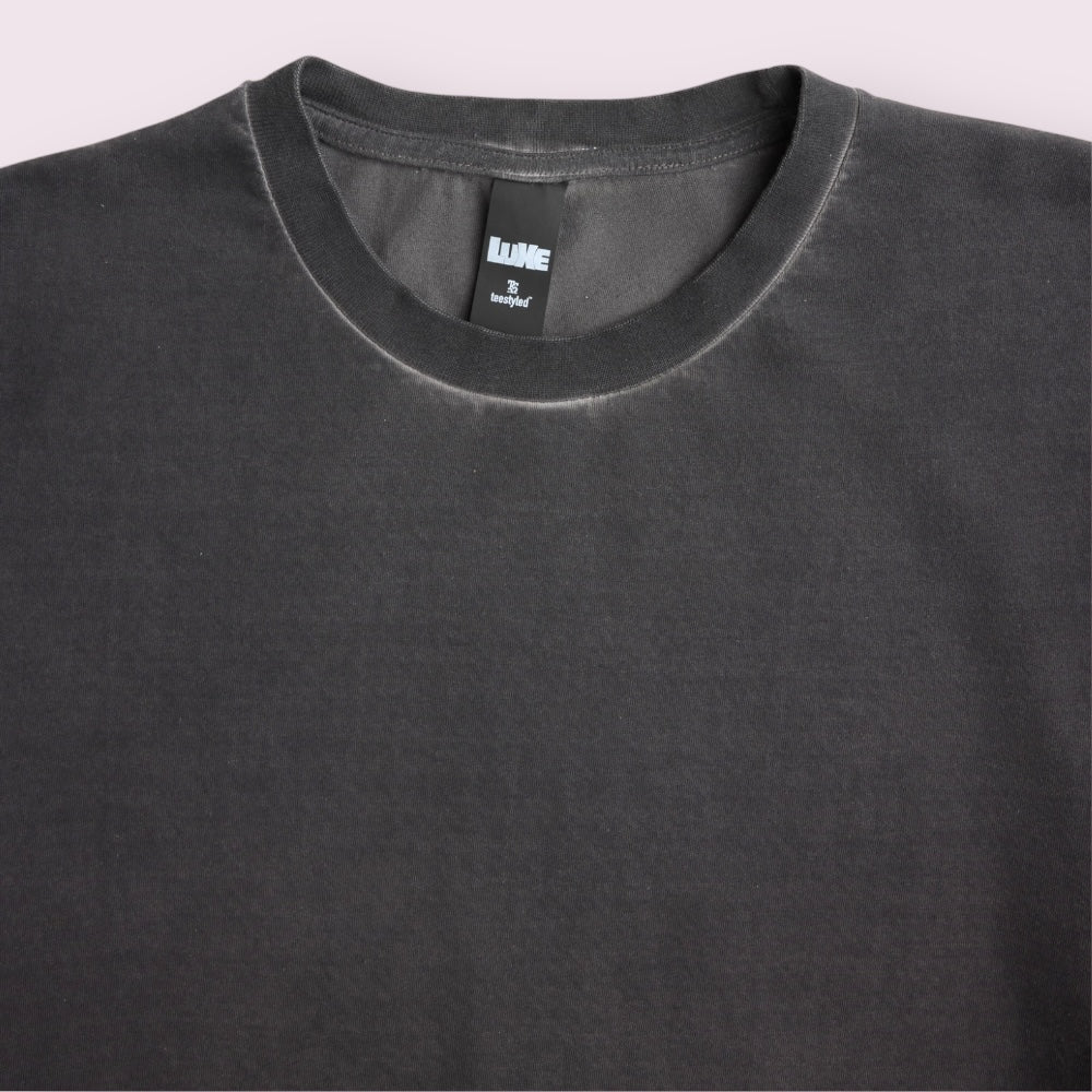 Luxe TS9000TA 100% Combed Cotton Tee with Bio-Polish Finish
