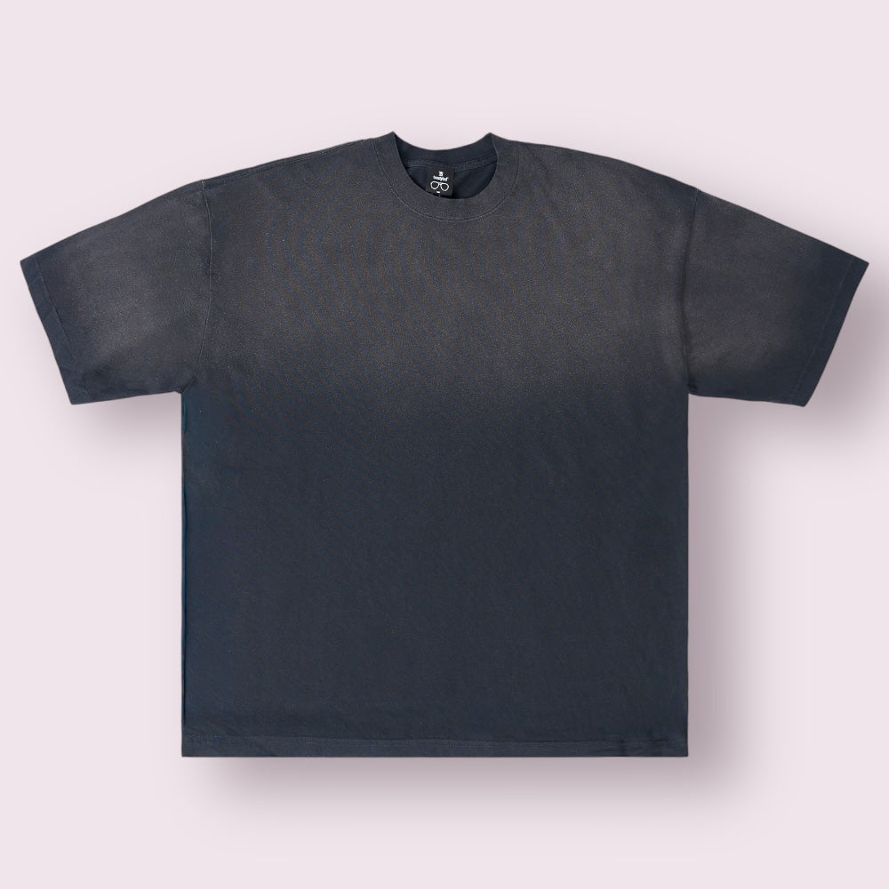 Unisex Heavyweight Garment-Dyed Cotton Tee High Rib Collar Shrink-Free
