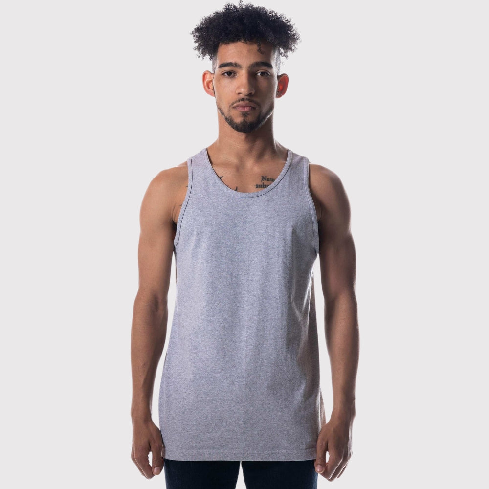 Men's Heavyweight 100% Open-End Cotton Classic Fit Tank Top Durable