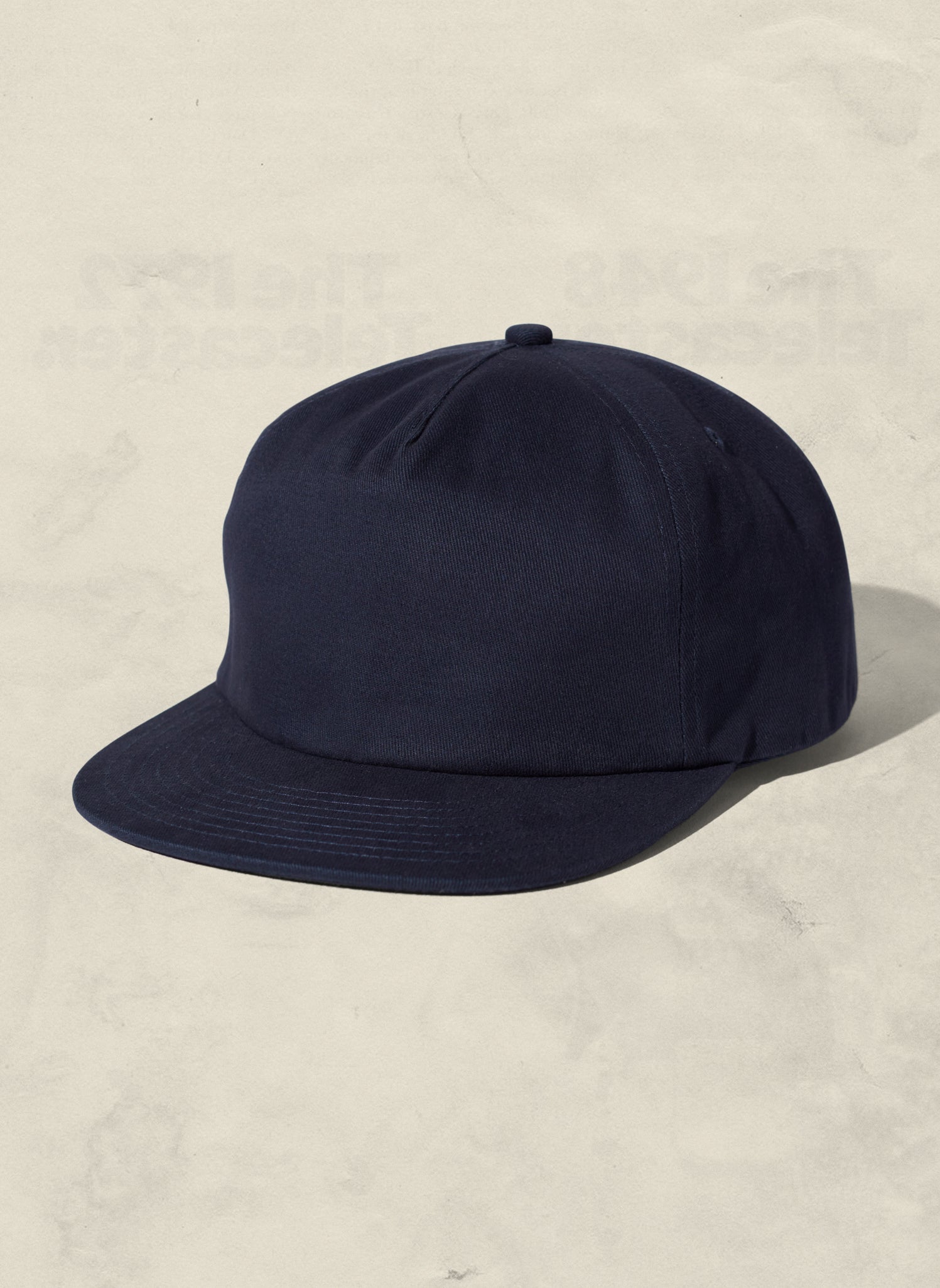 Brushed Cotton 5-Panel Field Trip Snapback Hat Adjustable Snapback Closure