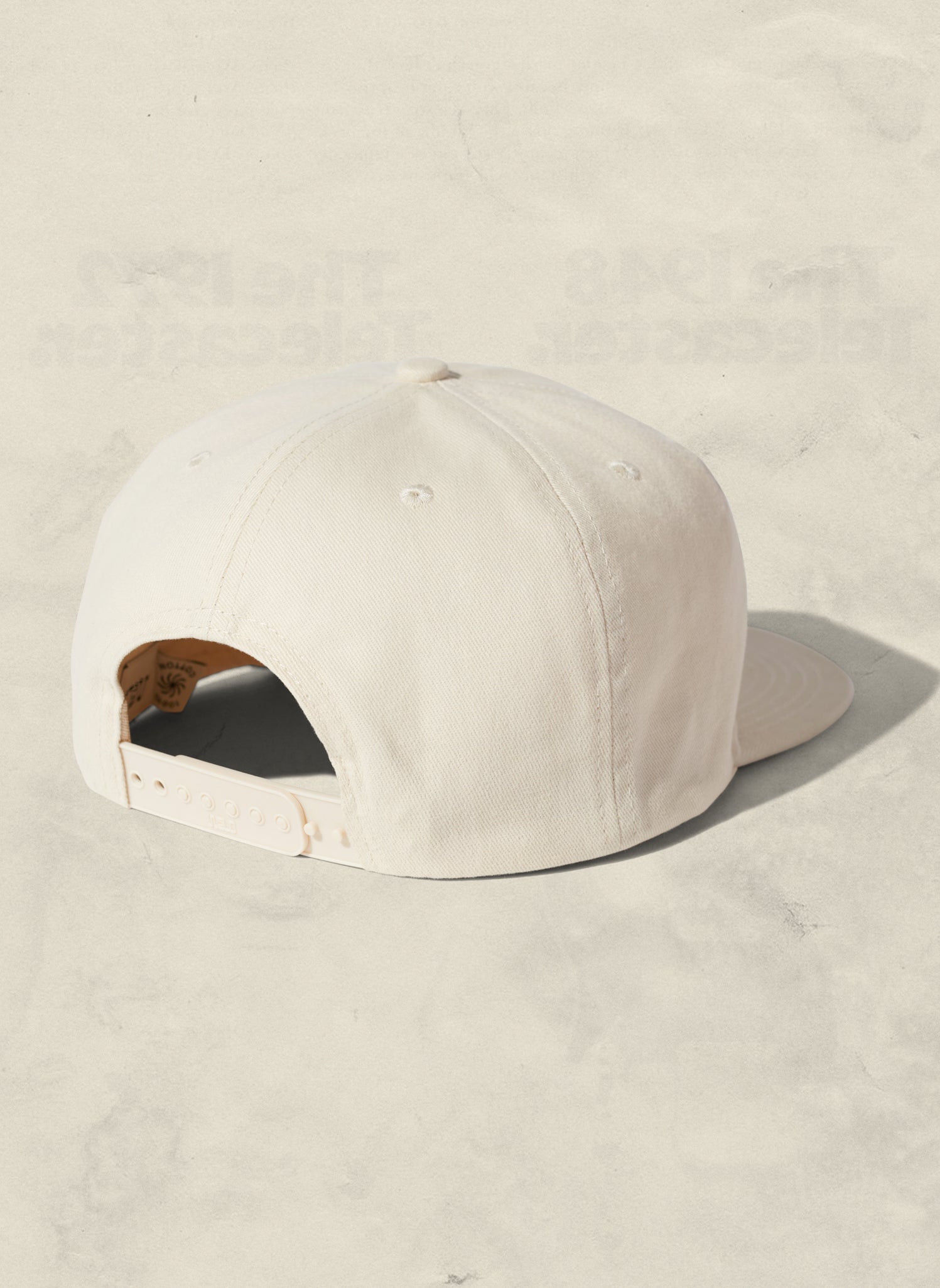 Brushed Cotton 5-Panel Field Trip Snapback Hat Adjustable Closure