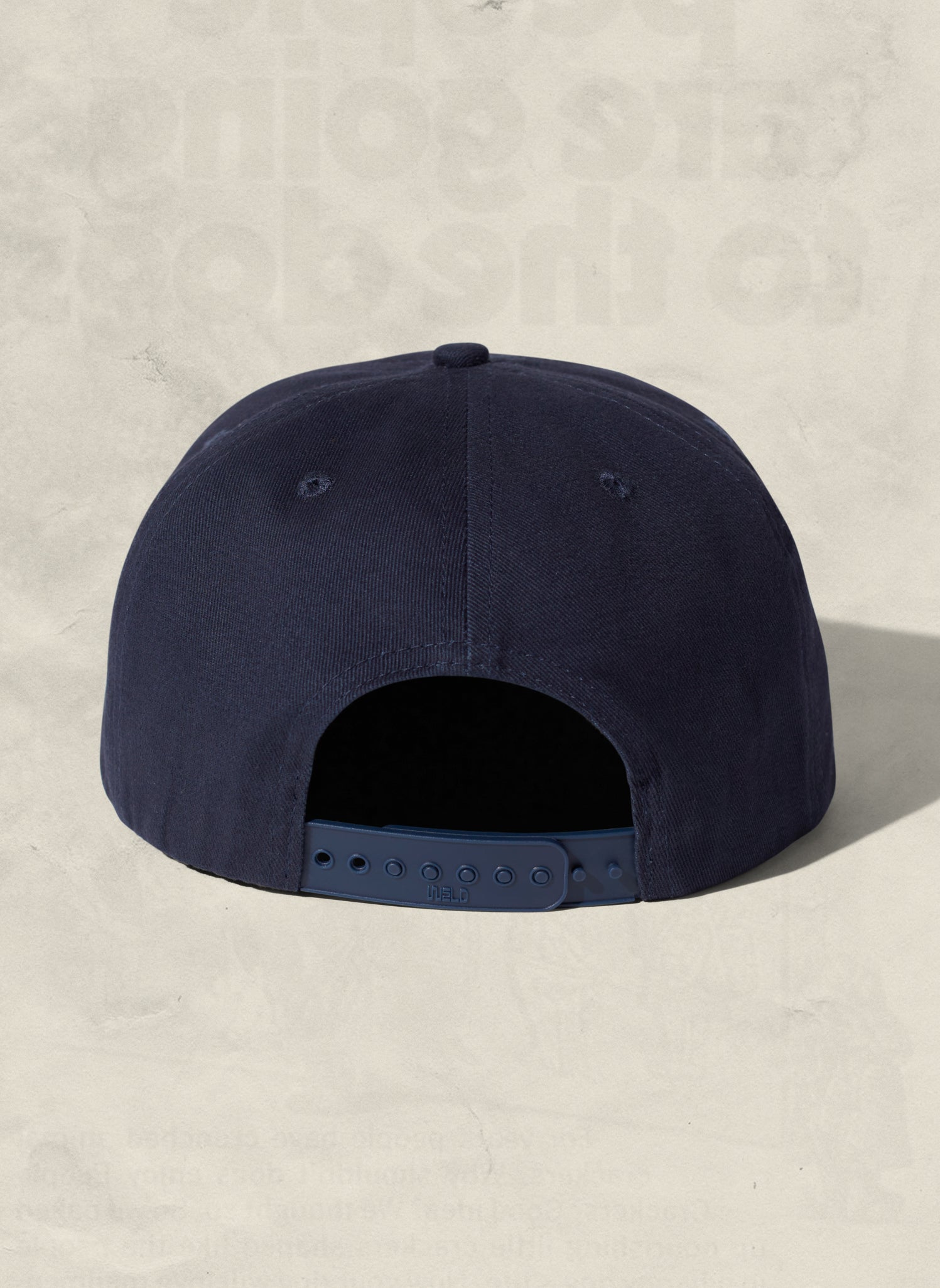 Brushed Cotton 5-Panel Field Trip Snapback Hat Adjustable Snapback Closure