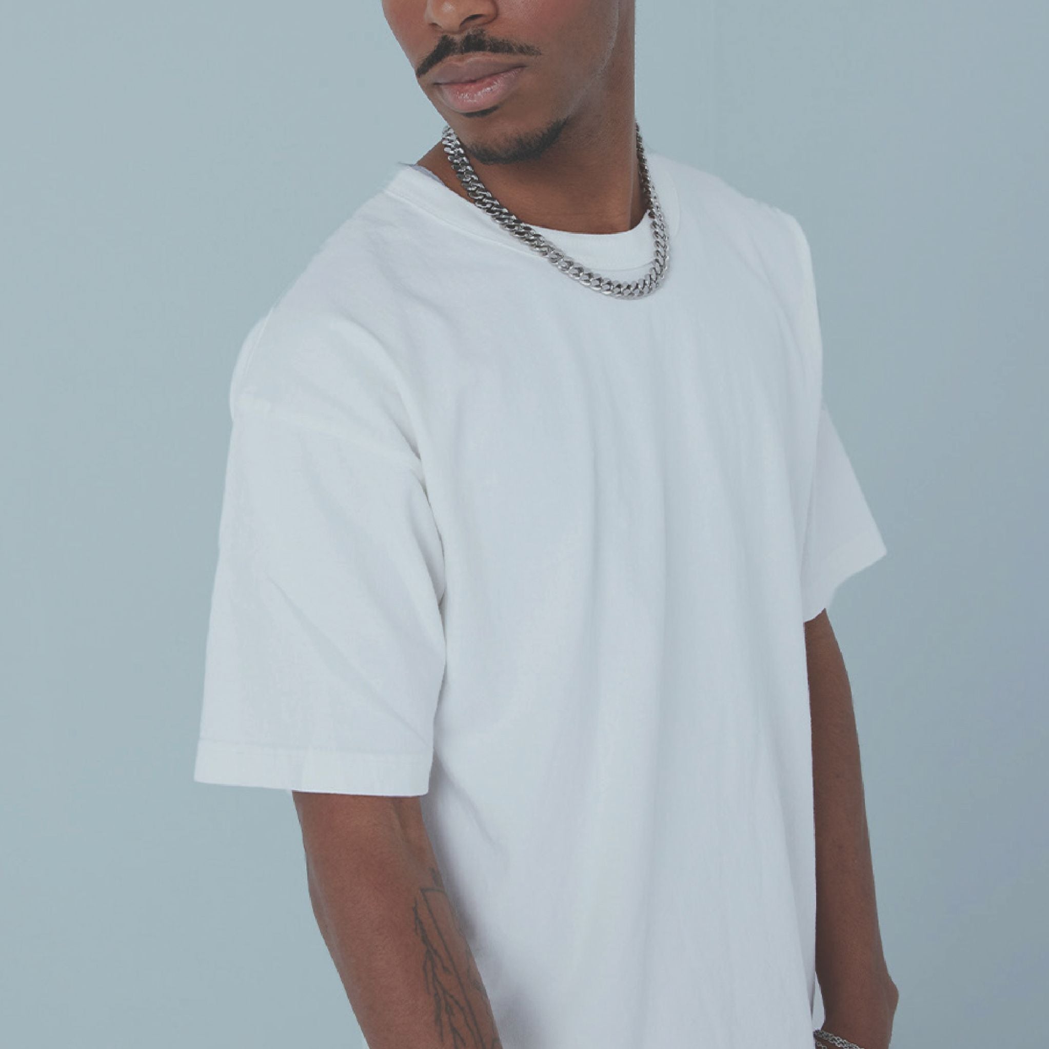 Premium Heavyweight Cotton Oversized Drop Shoulder Short Sleeve T-Shirt 7.5oz