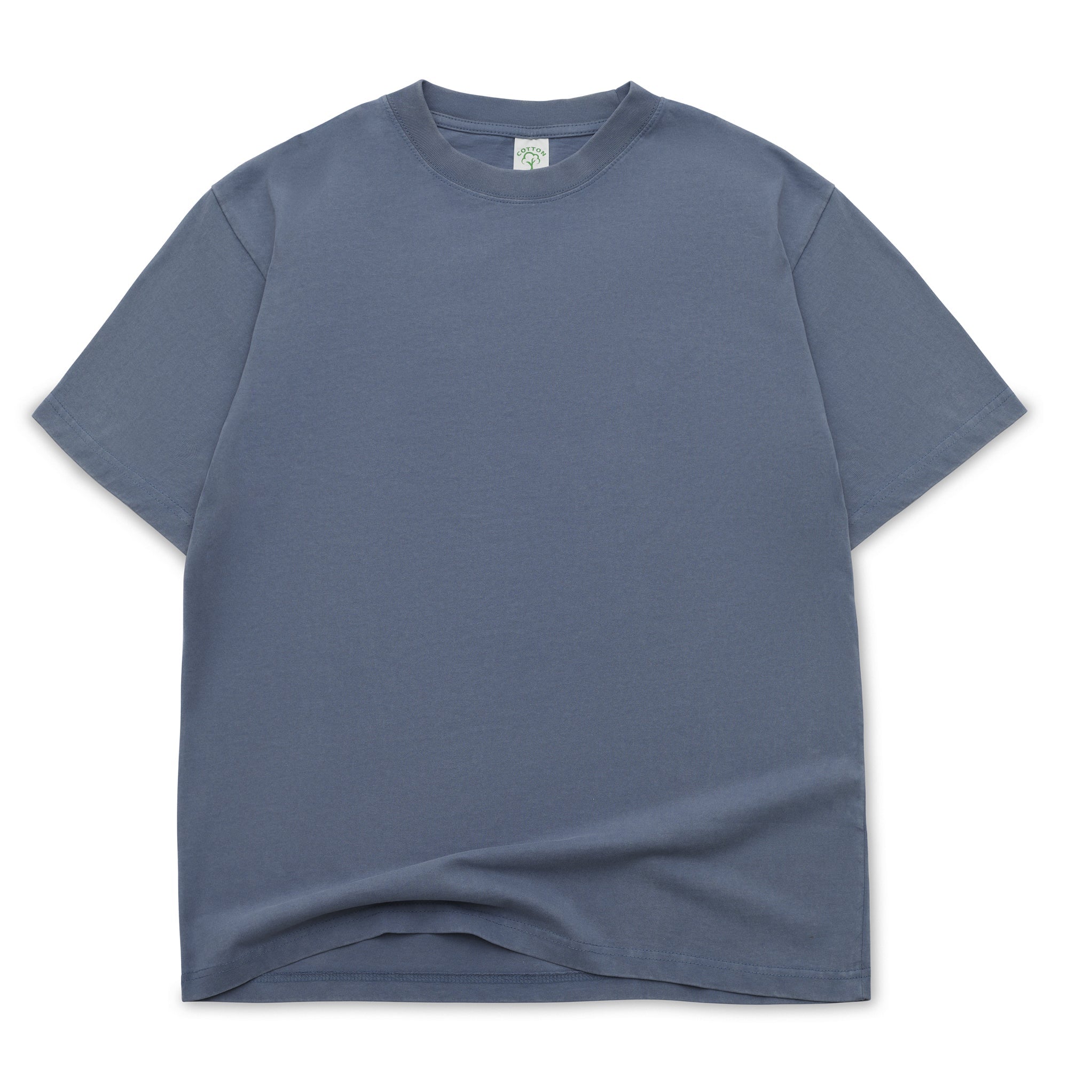 Oversized Box Short Sleeve Tee 7.5oz Enzyme-Wash Cotton Drop Shoulder