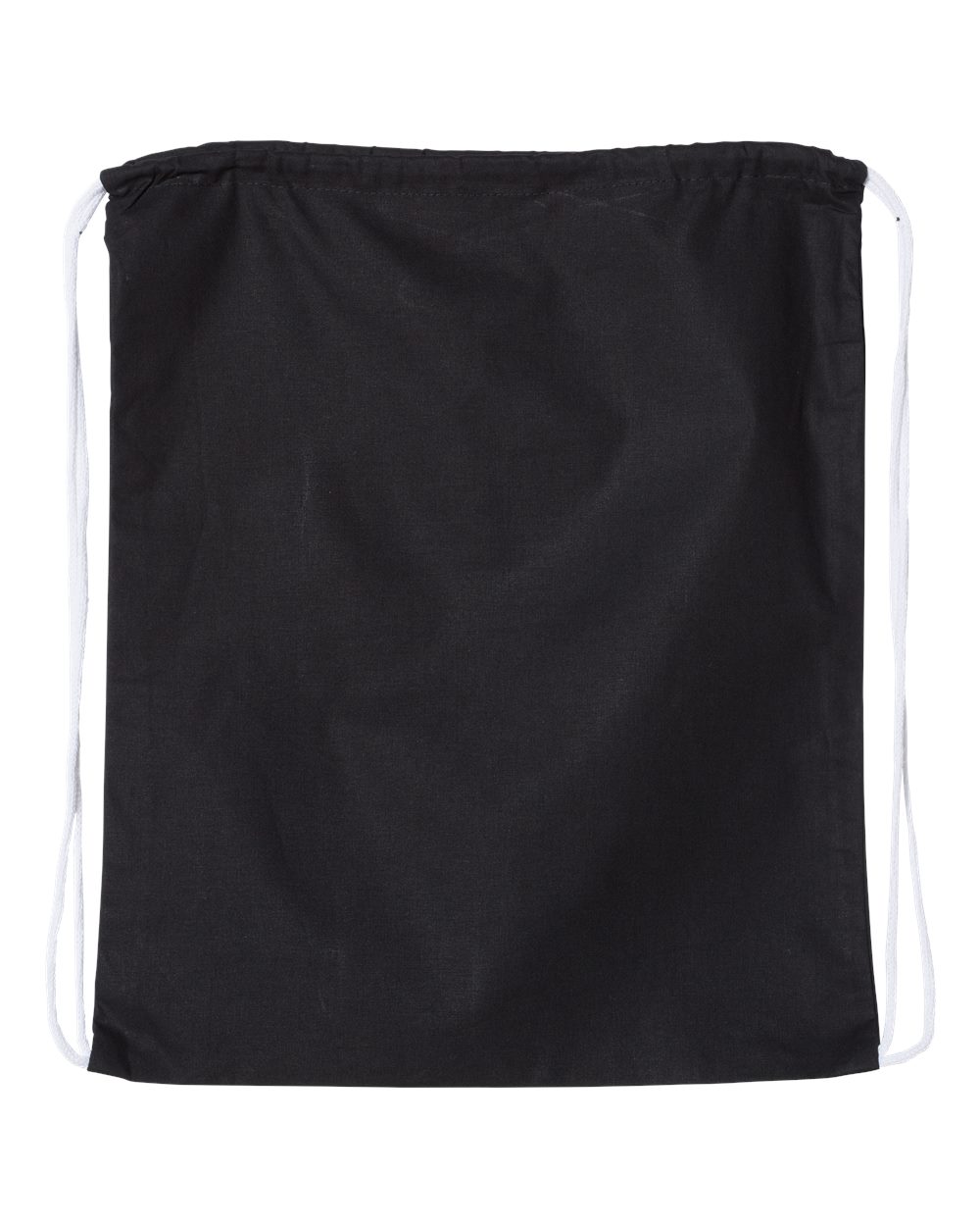Q-Tees Large Economical Cotton Drawstring Sport Pack Tote Bag