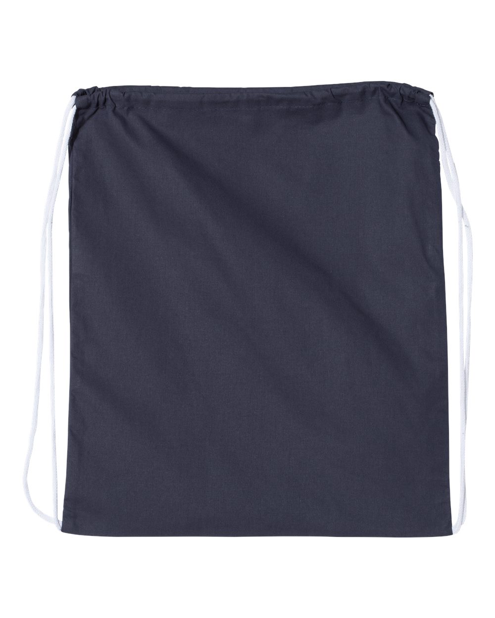 Q-Tees Large Economical Cotton Drawstring Sport Pack Tote Bag