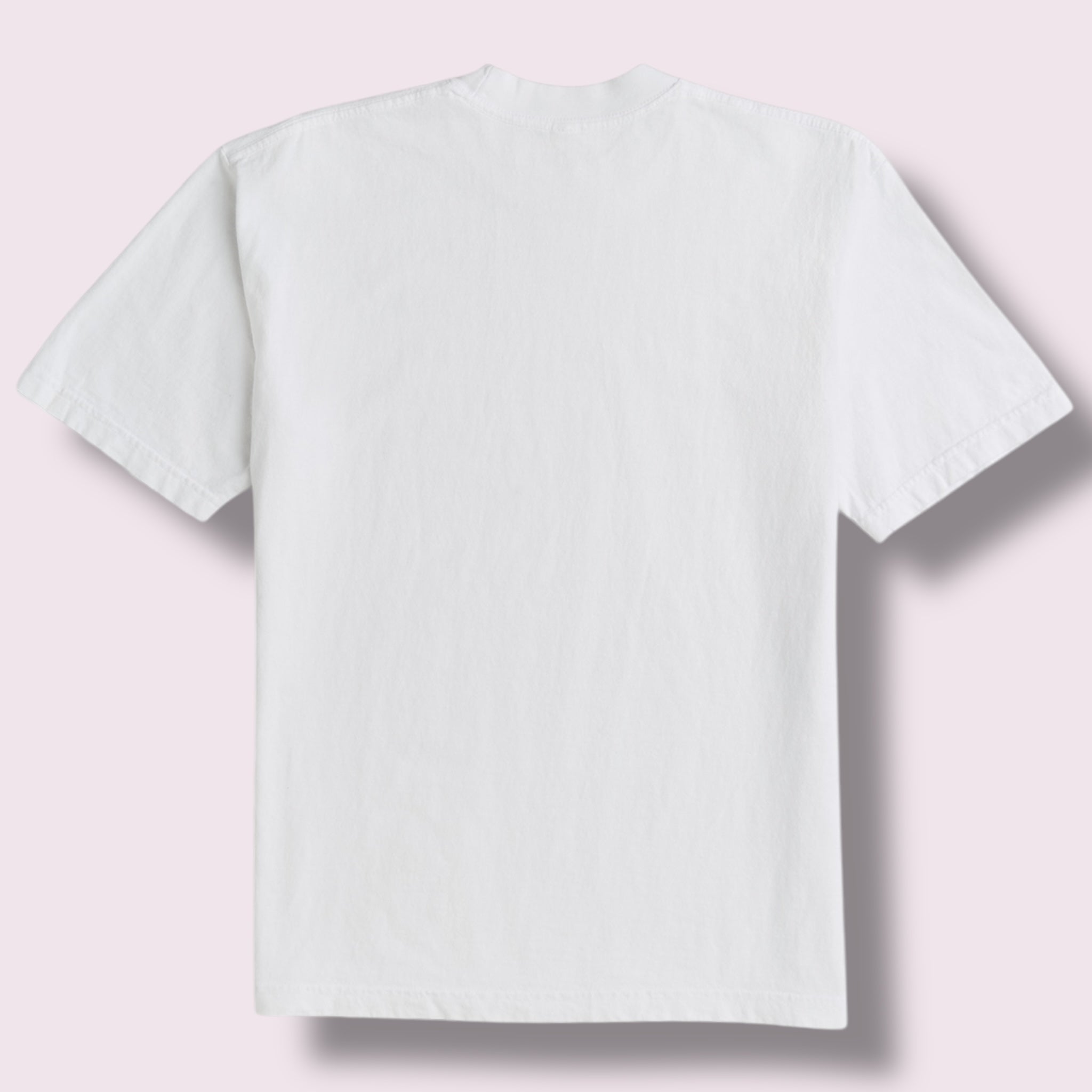 Unisex Heavyweight Garment-Dyed Cotton Tee High Rib Collar Shrink-Free