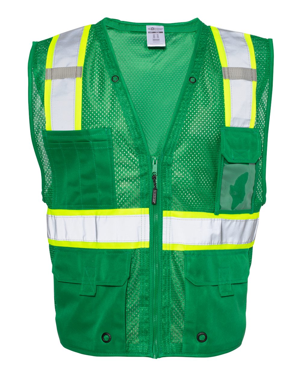 Kishigo Unisex EV Series Enhanced Visibility Multi-Pocket Mesh Safety Vest