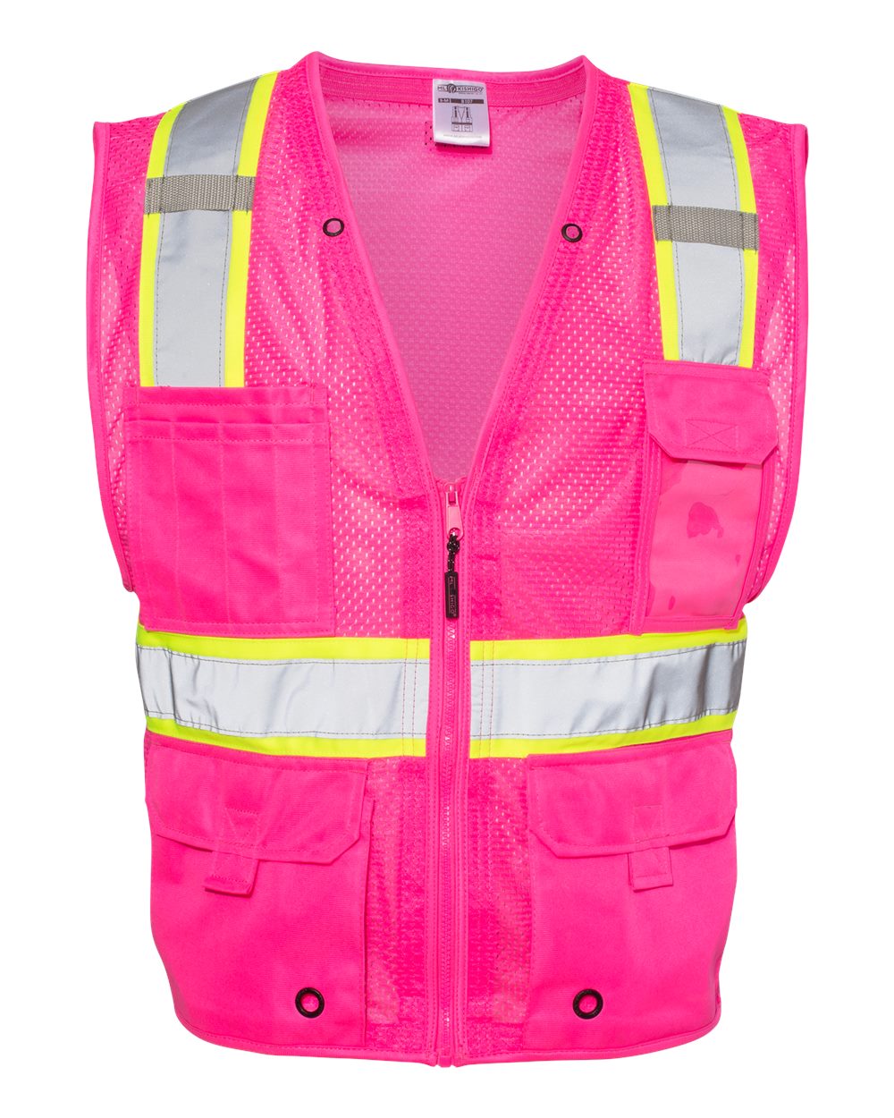 Kishigo Unisex EV Series Enhanced Visibility Multi-Pocket Mesh Safety Vest