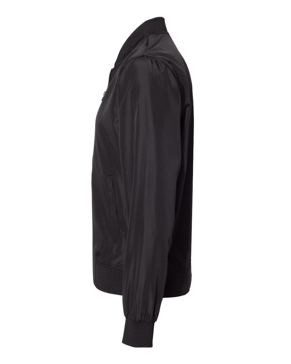 Unisex Lightweight Water-Resistant Bomber Jacket with Welt Pockets