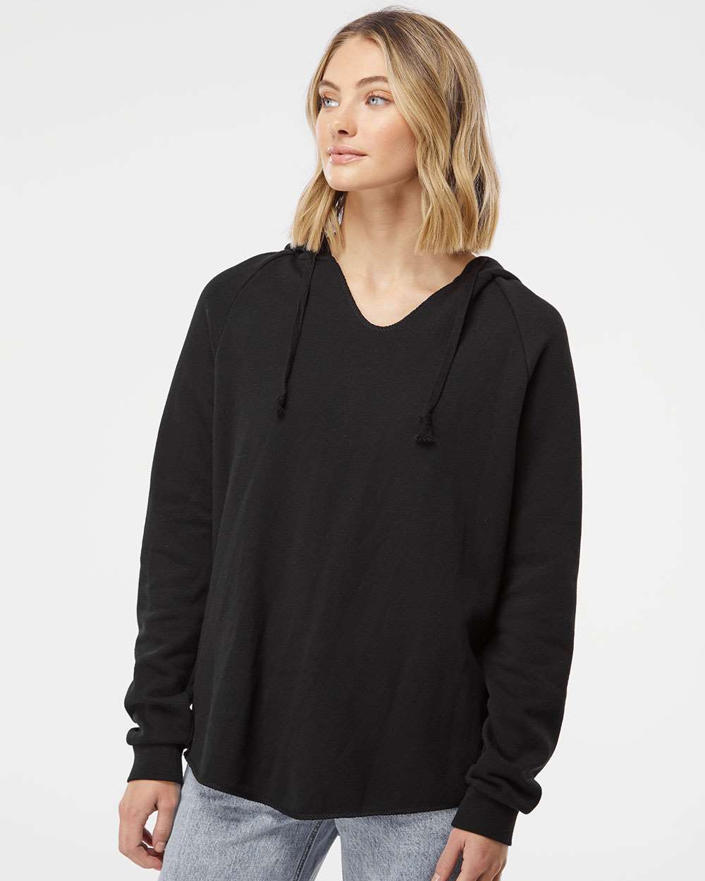 Women's Lightweight California Wave Wash Hooded Sweatshirt, Soft Vintage Fit